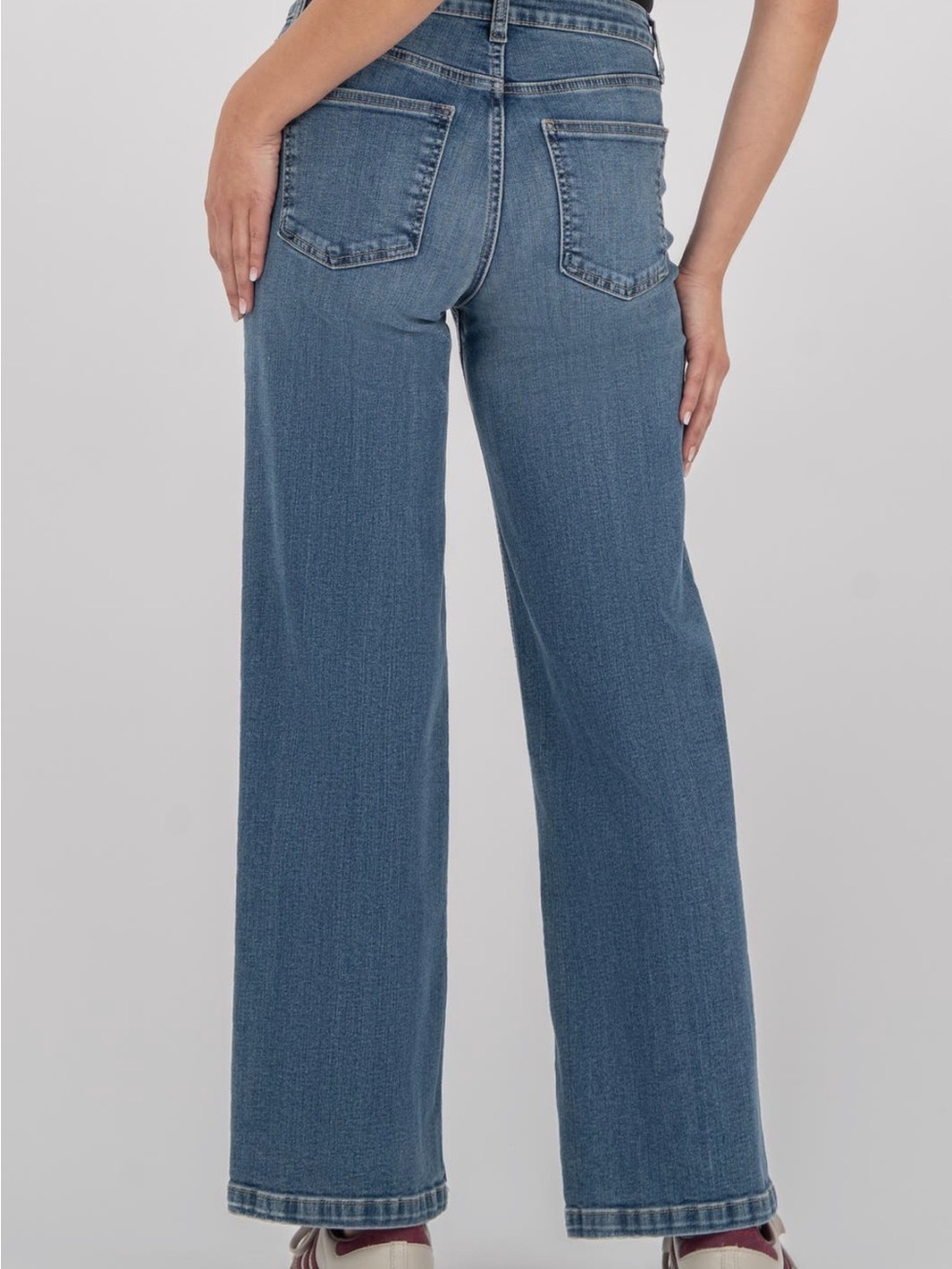 Kut from the Kloth The Jean Wide Leg Women's Jeans - the standard blue - Picture 2 of 2